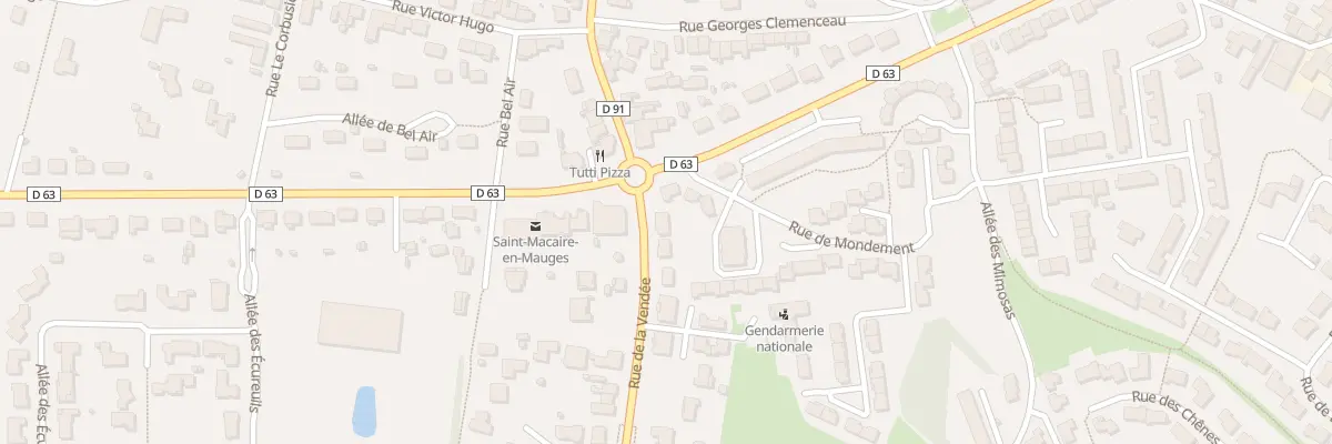 Plan du 69 Rue de la Vendee (St Macaire à Sèvremoine