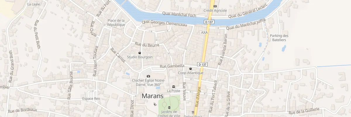 Plan du 50 Rue Gambetta à Marans