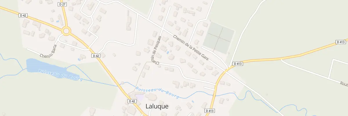 Plan du 165 Che de Pesques à Laluque