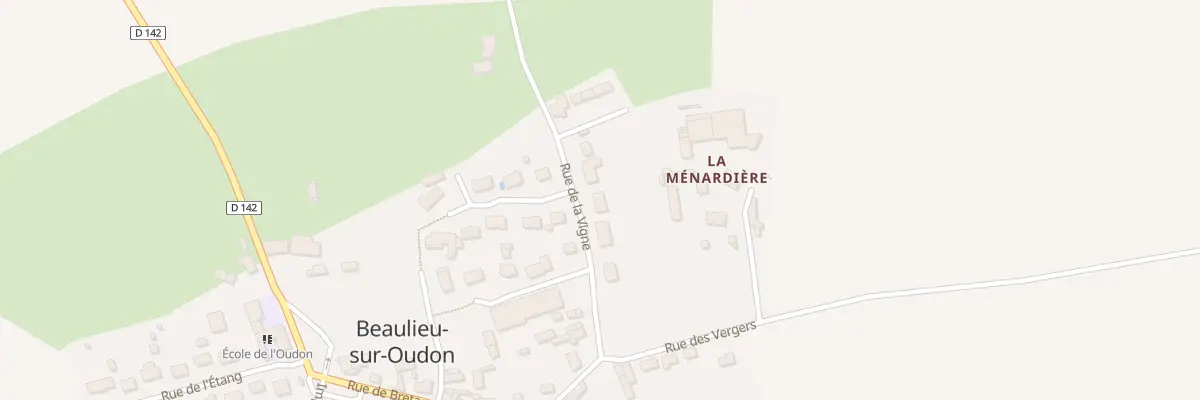 Plan du 10 Rue de la Vigne à Beaulieu-sur-Oudon