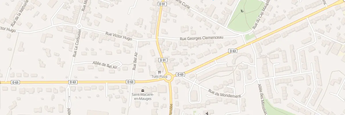 Plan du 61 Rue de la Vendee (St Macaire à Sèvremoine