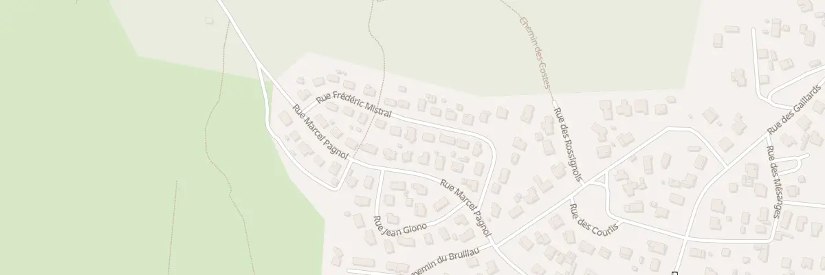 Plan du 11 Rue Frederic Mistral à Biganos