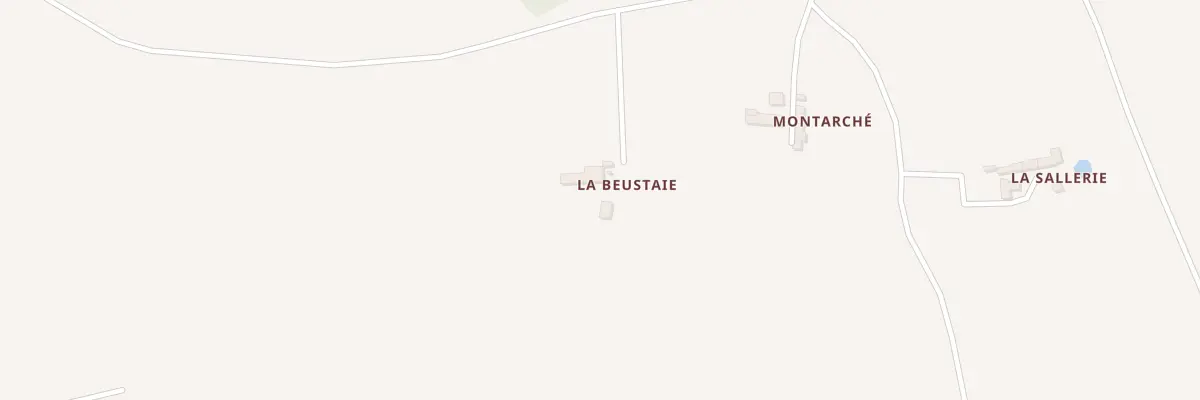 Plan du 5001 La Beustaie à Angrie