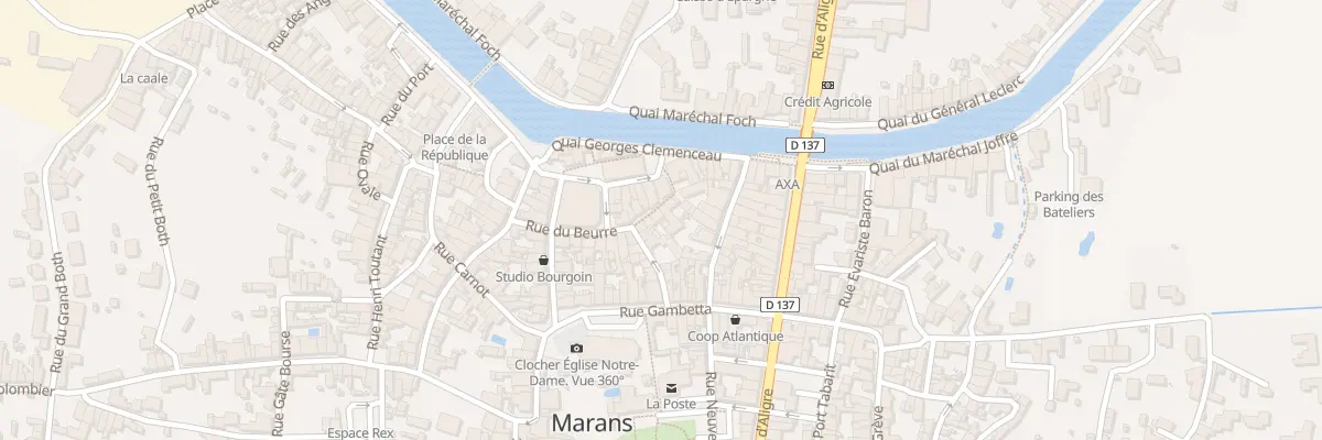 Plan du 11 Rue du Beurre à Marans