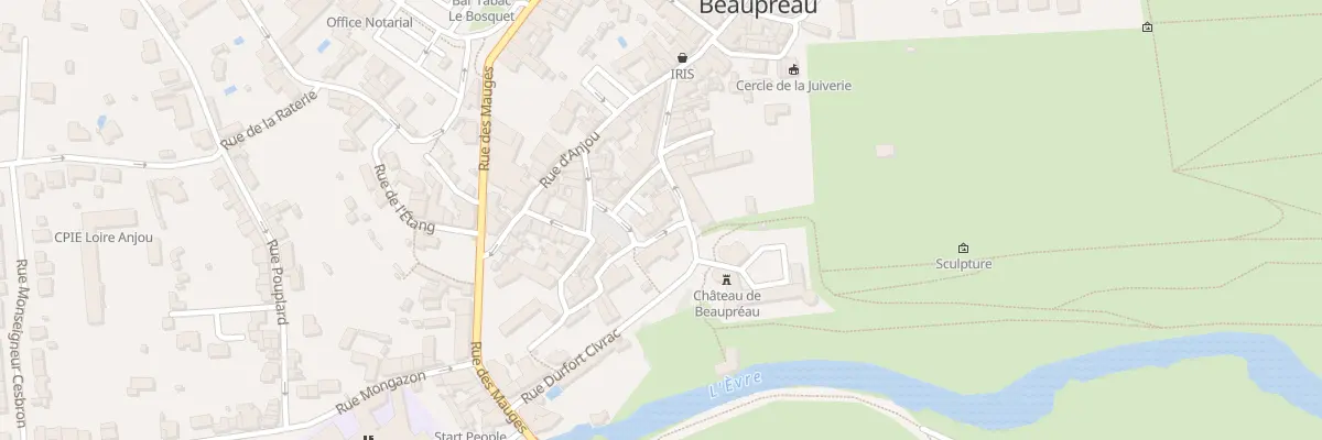 Plan du 3 Rue du Chapître à Beaupréau-en-Mauges
