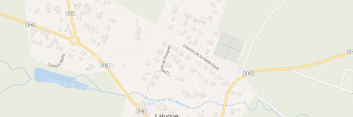 Plan du 250 Che de Pesques à Laluque