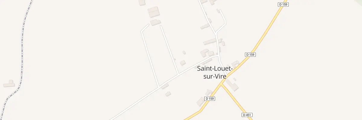 Plan du 5025A Le Mesnil à Saint-Louet-sur-Vire