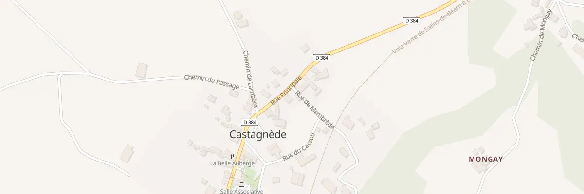Plan du 11 Rue Principale à Castagnède