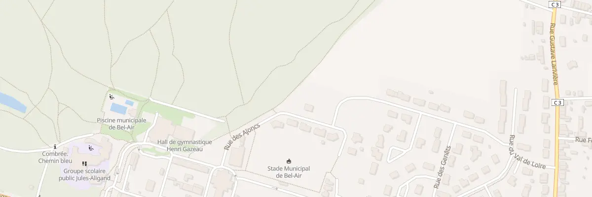 Plan du 2 Rue des Ajoncs à Ombrée d’Anjou