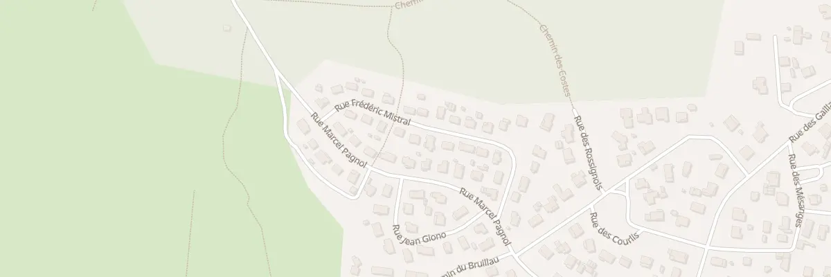 Plan du 13 Rue Frederic Mistral à Biganos