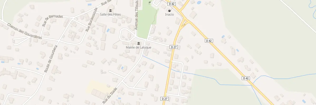 Plan du 40 Rue des Marroniers à Laluque