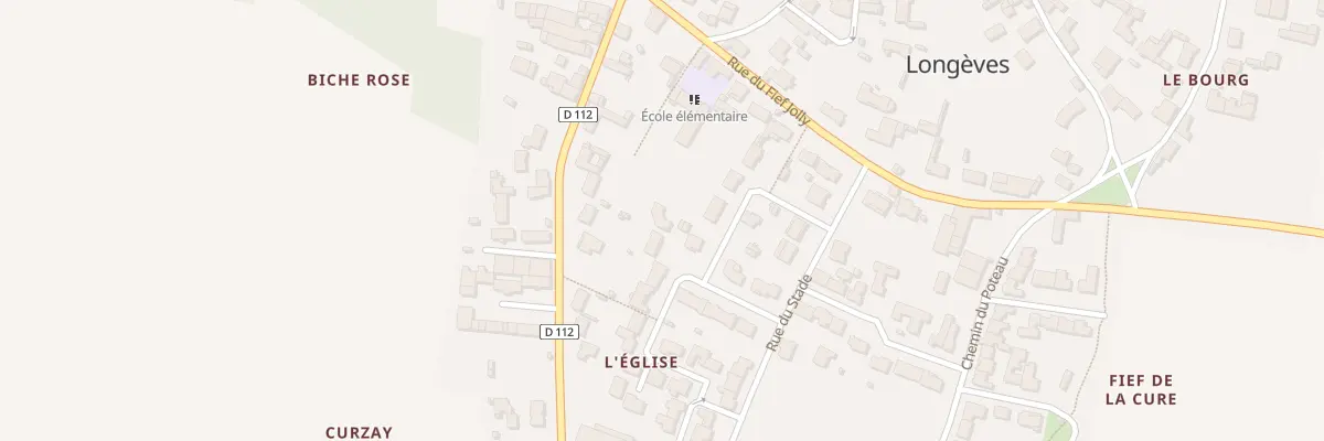 Plan du 8 Rue du Clos à Longèves