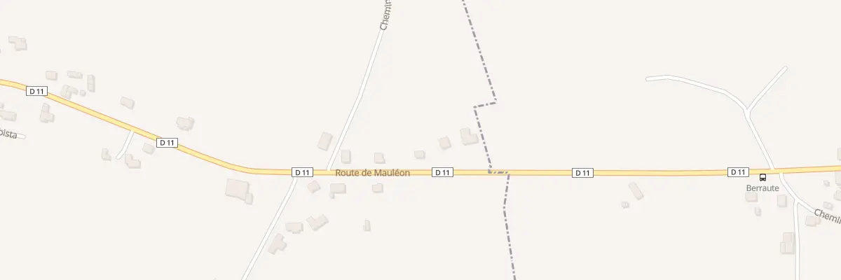 Plan du 2620 Rte de Mauleon Rd11 à Béhasque-Lapiste