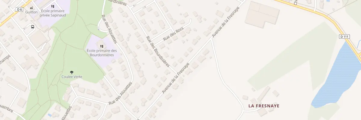 Plan du 26 Av de la Fresnaye à Chanverrie