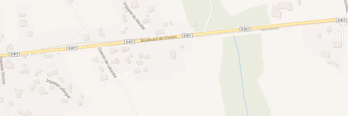 Plan du 679 Bd de l’Océan à Labatut