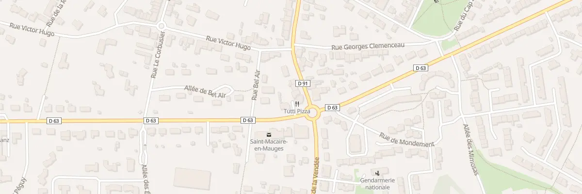 Plan du 62 Rue de la Vendee (St Macaire à Sèvremoine