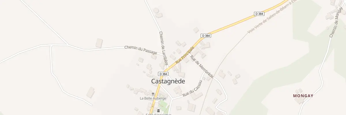 Plan du 9464 Che de Larribere à Castagnède
