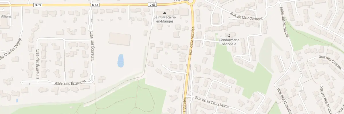 Plan du 84 Rue de la Vendee (St Macaire à Sèvremoine