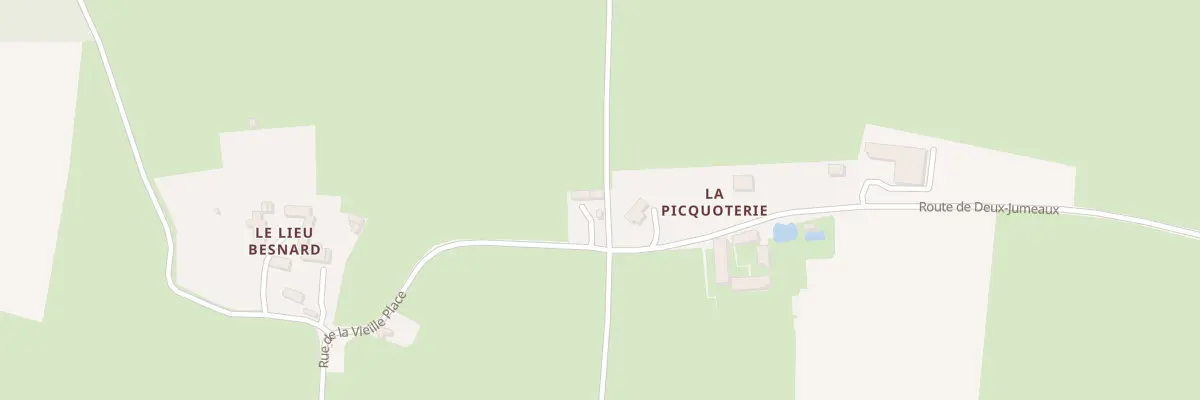 Plan du 1 Rte de Montmirel à La Cambe
