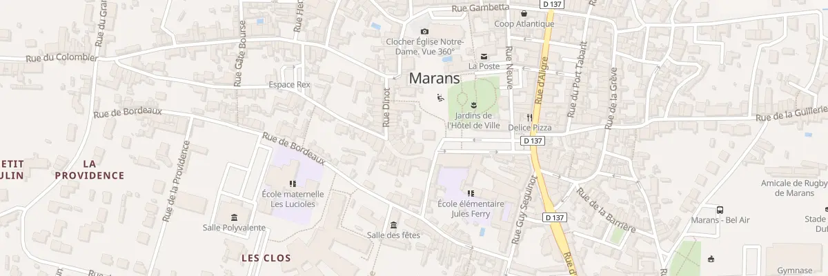 Plan du 24 Rue Dinot à Marans