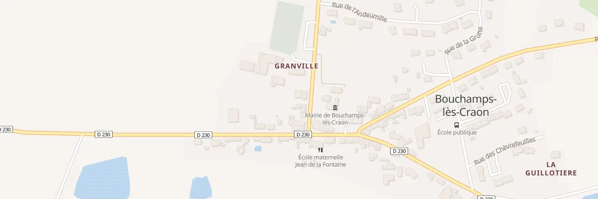 Plan du 11 Rue Haute Savoie à Bouchamps-lès-Craon
