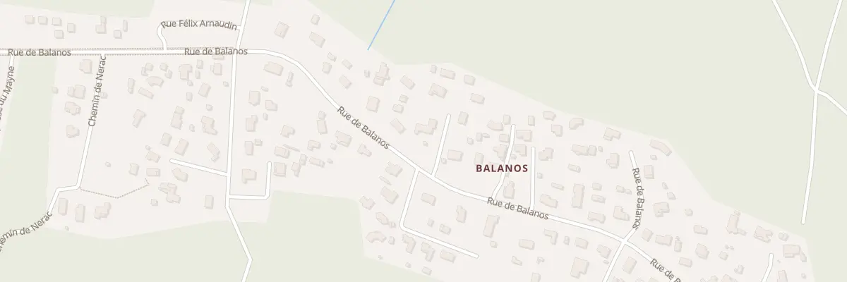 Plan du 35 Rue de Balanos au Teich