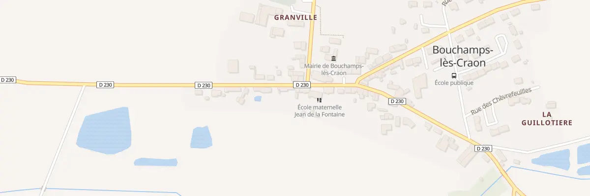 Plan du 3 Rue de Saint Martin du Limet à Bouchamps-lès-Craon
