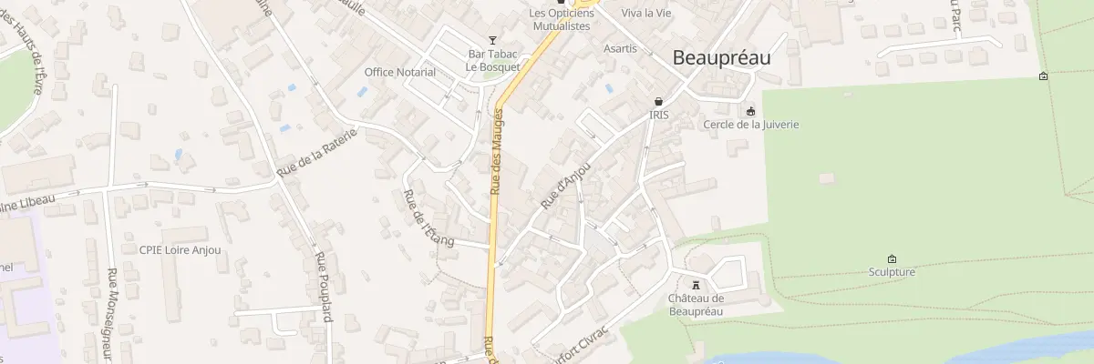 Plan du 9B Rue d’Anjou (Beaupreau) à Beaupréau-en-Mauges
