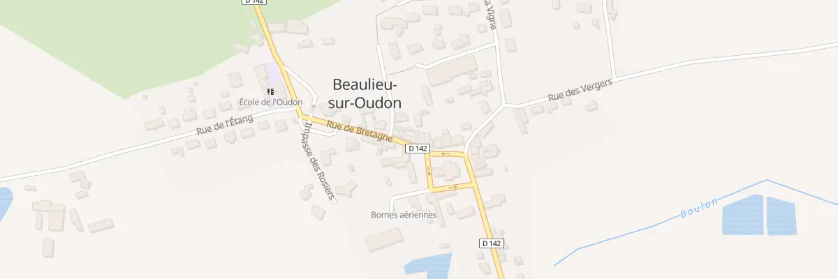 Plan du 10 Rue de Bretagne à Beaulieu-sur-Oudon