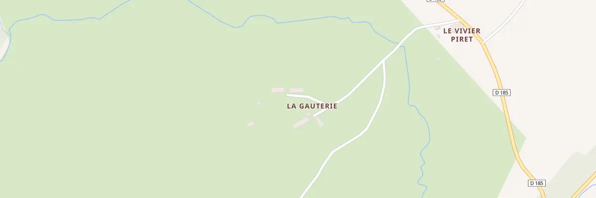 Plan du 2 Che de la Gauterie -Champ du B à Noues de Sienne
