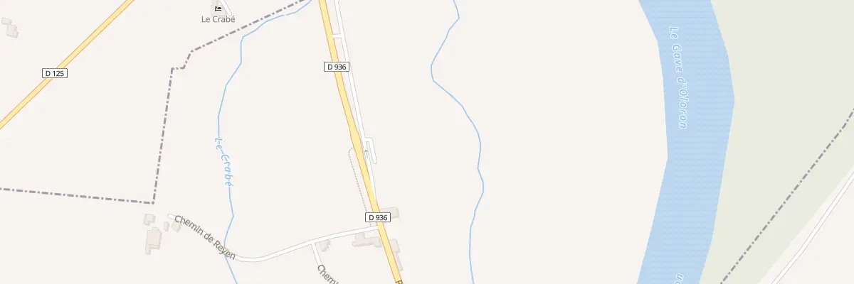 Plan du 5036 D 936 à Abitain