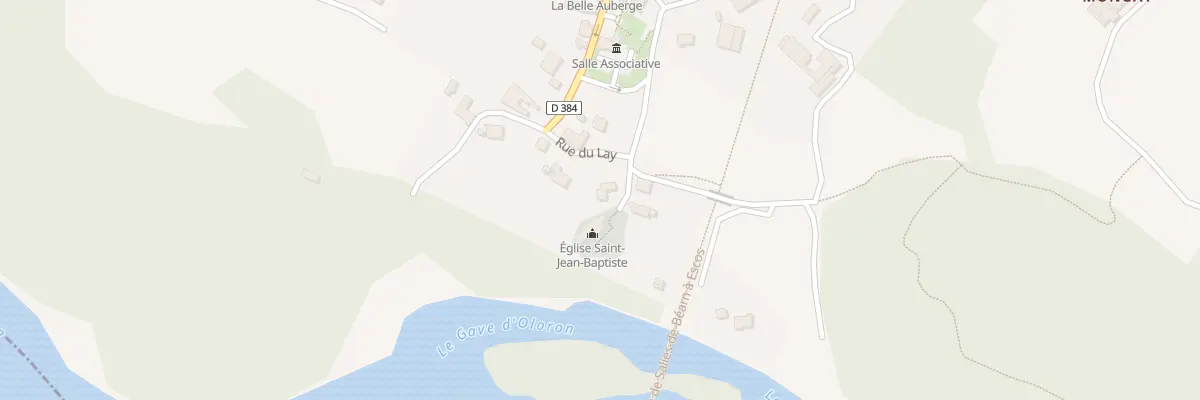 Plan du 4 Rue de l’Eglise à Castagnède