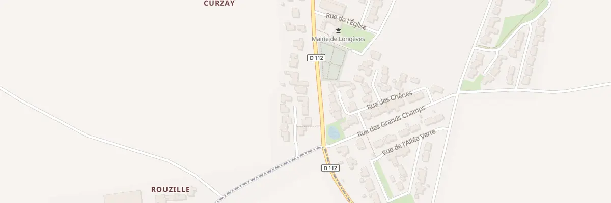 Plan du 2 Rue Robert Nouzillat à Longèves