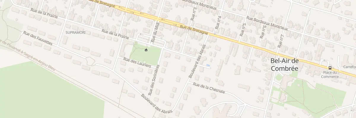 Plan du 3 Rue de la Prairie à Ombrée d’Anjou