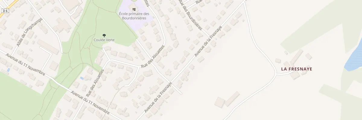 Plan du 38 Av de la Fresnaye à Chanverrie