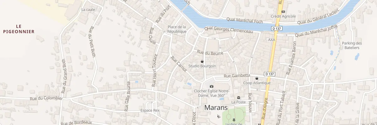 Plan du 12 Rue des Fours à Marans
