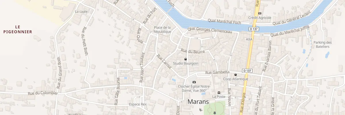 Plan du 10 Rue des Fours à Marans