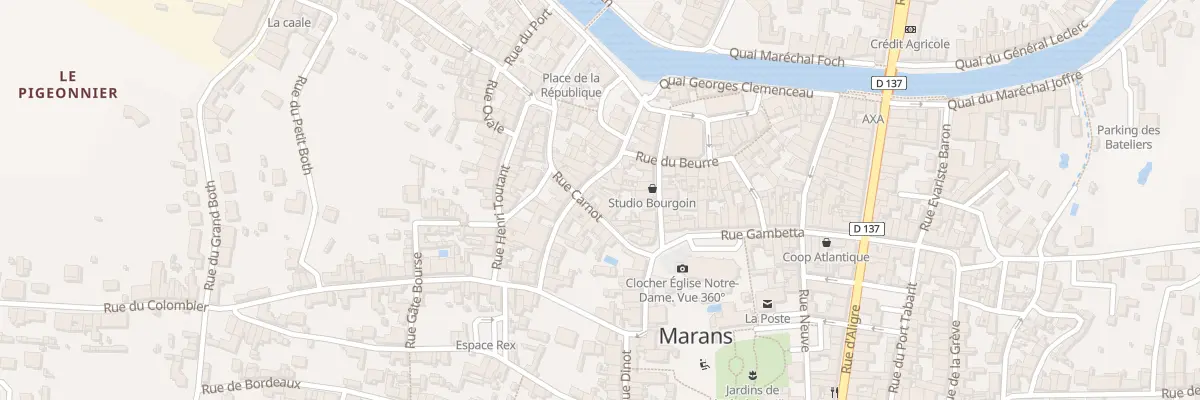 Plan du 14 Rue Carnot à Marans