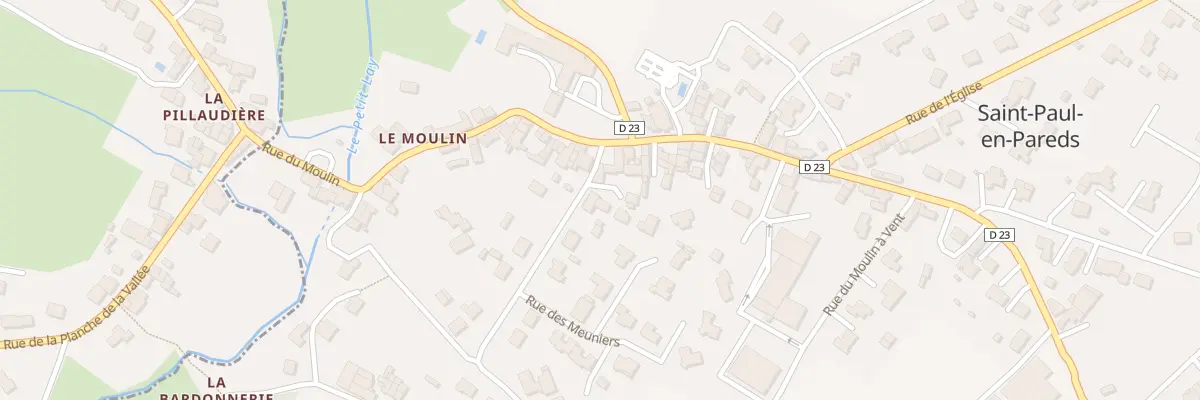 Plan du 3B Rue de Beaulieu à Saint-Paul-en-Pareds