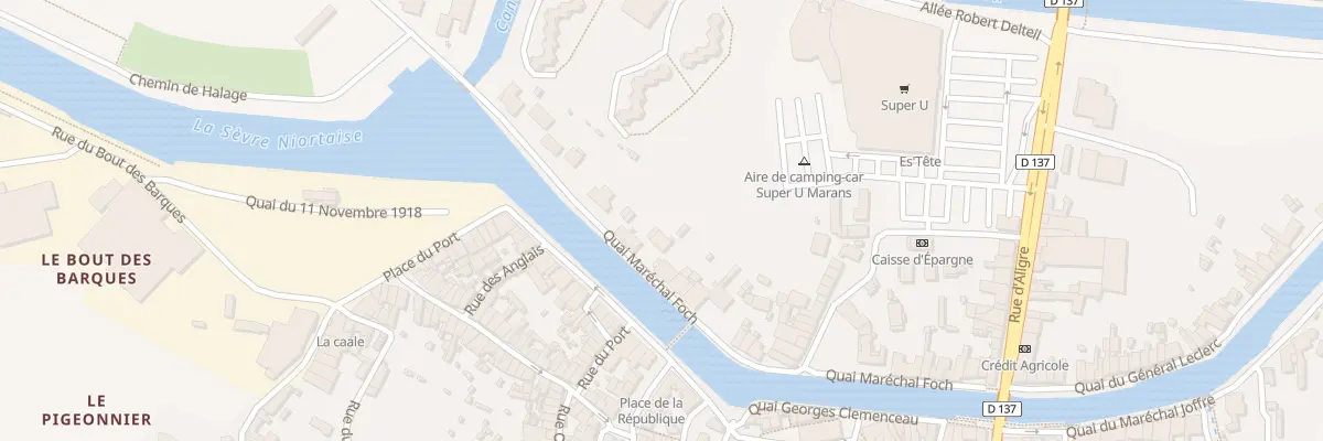 Plan du 40 Quai Foch à Marans