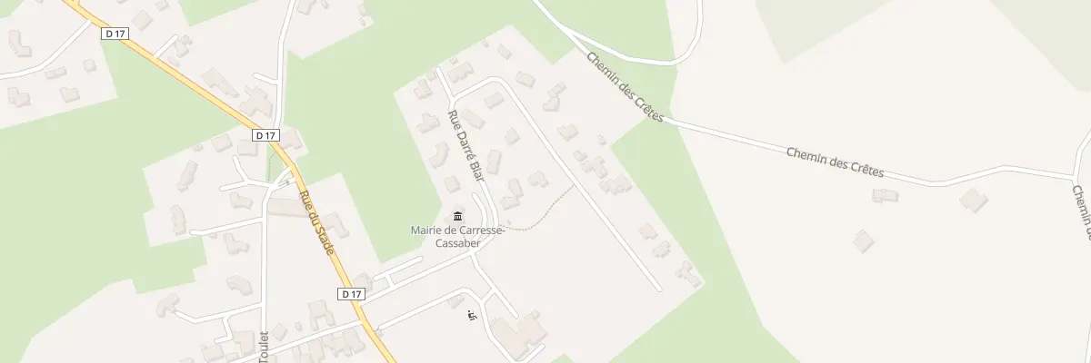 Plan du 12 Lot Darré Biar à Carresse-Cassaber
