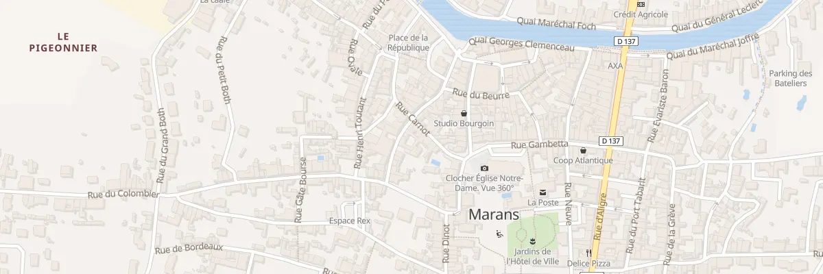 Plan du 14 Rue des Fours à Marans