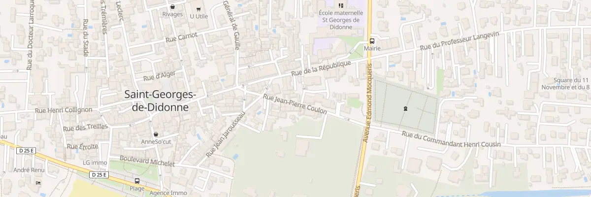 Plan du 14 Av Jean Pierre Coulon à Saint-Georges-de-Didonne
