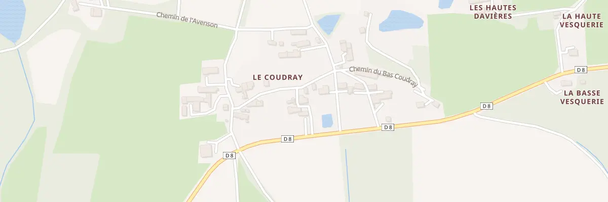 Plan du 5440 Le Coudray à Loireauxence