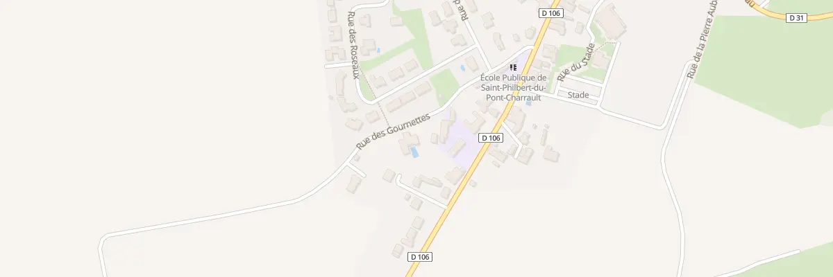 Plan de la Rue des Gournettes à Chantonnay