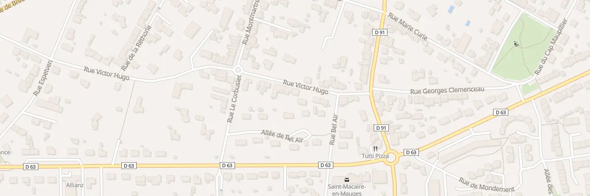 Plan du 15 Rue Victor Hugo à Sèvremoine