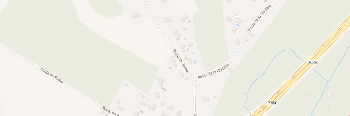 Plan du 65 Rte Gordes à Saint-Vincent-de-Paul