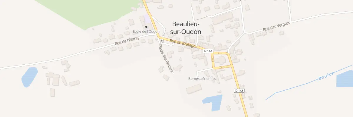 Plan du 7 Rue de Bretagne à Beaulieu-sur-Oudon