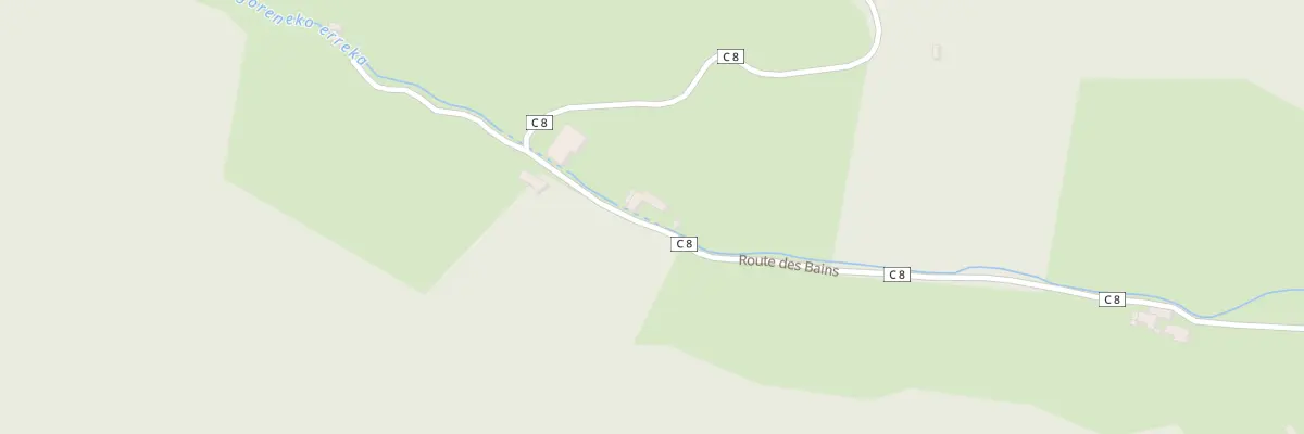 Plan du 664 Rte des Bains à Ordiarp