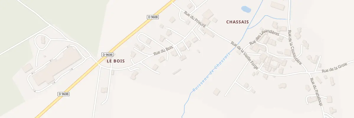 Plan du 7 Rue du bois à Sigournais